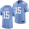 UCLA Bruins Laiatu Latu Jersey #15 Alternate Game Light Blue Football Uniform