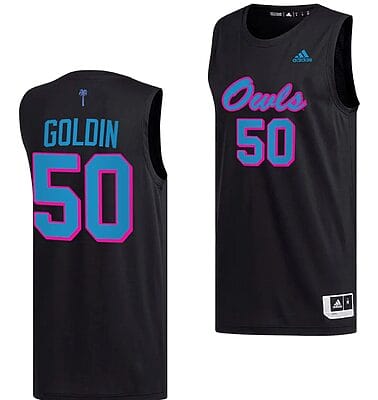 Vladislav Goldin Jersey #50 FAU Owls College Basketball Replica Black