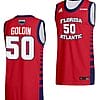 Vladislav Goldin Jersey #50 FAU Owls College Basketball Replica Red