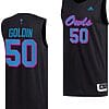 Vladislav Goldin Jersey #50 FAU Owls College Basketball Replica Uniform Black
