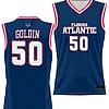 Vladislav Goldin Jersey #50 FAU Owls Full Sublimated Alternate Basketball Navy