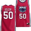 Vladislav Goldin Jersey #50 FAU Owls NIL Basketball Lightweight Red