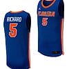 Will Richard Jersey #5 Florida Gators College Basketball 2023-24 Replica Uniform Royal