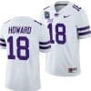 Will Howard Jersey #18 Kansas State Wildcats 2023 Pop-Tarts Bowl Football White