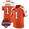 Will Shipley Jersey #1 Clemson Tigers Vapor Limited Champions Patch College Football Stitched Alternate