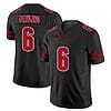 Will Pauling Jersey #6 Wisconsin Badgers Vapor Limited College Football Black