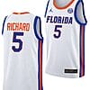 Will Richard Jersey #5 Florida Gators Limited College Basketball 2023-24 Home White