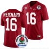 Will Reichard Jersey #16 Alabama Crimson Tide Rose Bowl Game 2024 Patch College Football Playoff Crimson