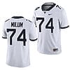 West Virginia Mountaineers Wyatt Milum Jersey #74 College Football 2023 Game White