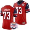 XZauvea Gadlin Jersey #73 Liberty Flames Fiesta Bowl Patch 2024 Football Red