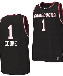 Zia Cooke Jersey #1 South Carolina Gamecocks College Basketball 2023-24 Replica Black
