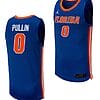 Zyon Pullin Jersey #0 Florida Gators College Basketball 2023-24 Replica Uniform Royal