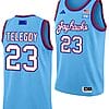Zsofia Telegdy Jersey #23 Kansas Jayhawks Basketball DRIP Alternate 2023-24 Baby Blue
