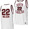 Aja Wilson Jersey #22 South Carolina Gamecocks Basketball Throwback Replica White