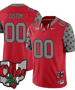 Custom Ohio State Buckeyes Jersey Name and Number College Football 2023 Stitched Alternate Red