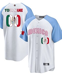 Custom Mexico Baseball Jersey 2023 World Cool Base All Stitched Alternate Limited