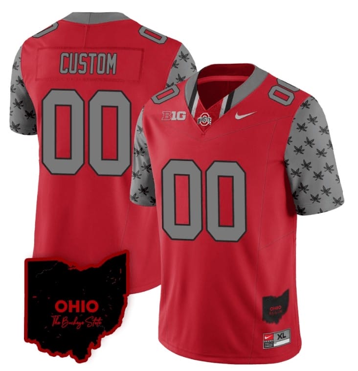 Custom Ohio State Buckeyes Jersey Name and Number College Football Stitched Alternate Red