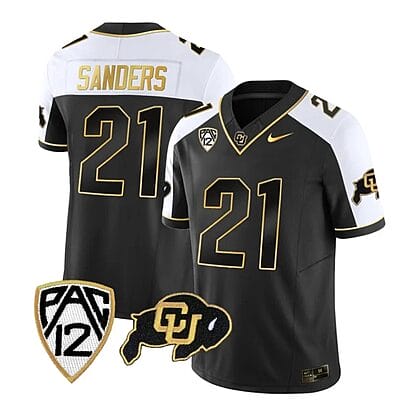 Colorado Buffaloes Shilo Sanders Jersey #21 Vapor Gold Limited All Stitched Alternate