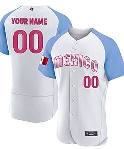 Custom Mexico Baseball Jersey 2023 World Flex Base All Stitched Alternate