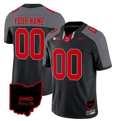 Custom Ohio State Buckeyes Jersey Name and Number College Football Stitched Alternate Black Special