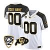 Custom Colorado Buffaloes Jersey Name and Number Vapor Limited Gold College Football All Stitched Inverted