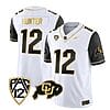 Colorado Buffaloes Travis Hunter Jersey #12 Vapor Gold Limited All Stitched Black Sleeves