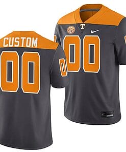 Custom Tennessee Volunteers Jersey Name and Number 2023 Artful Dodger Smokey Grey Alternate Football