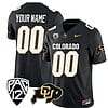 Custom Colorado Buffaloes Jersey Name and Number Vapor Limited College Football All Stitched Black
