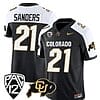 Colorado Buffaloes Shilo Sanders Jersey #21 Vapor Limited College Football All Stitched Alternate