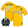 Custom Lsu Tigers Jersey Name and Number World Series 2023 College Baseball Stitched Yellow