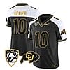 Colorado Buffaloes Xavier Weaver Jersey #10 Vapor Gold Limited All Stitched Alternate