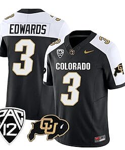 Colorado Buffaloes Dylan Edwards Jersey #3 Vapor Limited College Football All Stitched Alternate