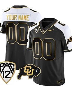 Custom Colorado Buffaloes Jersey Name and Number Vapor Limited Gold College Football All Stitched Alternate