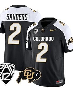 Colorado Buffaloes Shedeur Sanders Jersey #2 Vapor Limited College Football All Stitched Alternate