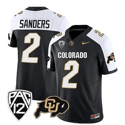 Colorado Buffaloes Shedeur Sanders Jersey #2 Vapor Limited College Football All Stitched Alternate