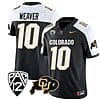 Colorado Buffaloes Xavier Weaver Jersey #10 Vapor Limited College Football All Stitched Alternate