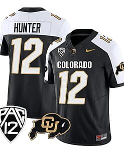 Colorado Buffaloes Travis Hunter Jersey #12 Vapor Limited College Football All Stitched Alternate