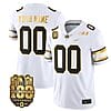 Custom Ohio State Buckeyes Jersey Name and Number College Football Stitched White Gold