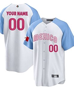 Custom Mexico Baseball Jersey 2023 World Cool Base All Stitched Alternate