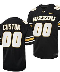 Custom Missouri Tigers Jersey Name and Number NCAA College Football 2023 Black