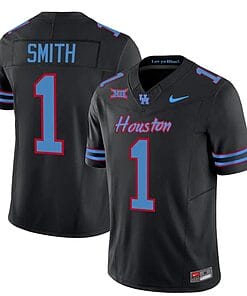 Houston Cougars 2023 Oilers Donovan Smith Jersey #1 Inspired Vapor College Football All Stitched Black