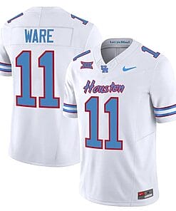 Houston Cougars Oilers Andre Ware Jersey #11 Inspired Vapor College Football 2023 All Stitched White