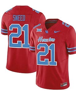 Houston Cougars Oilers Stacy Sneed Jersey #21 Inspired Vapor College Football 2023 All Stitched Red