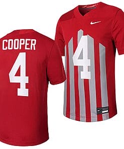 Iowa State Cyclones Jeremiah Cooper Jersey #4 Throwback College Football Game Cardinal