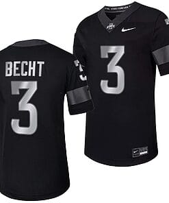 Iowa State Cyclones Rocco Becht Jersey #3 Alternate College Football Black