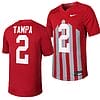 Iowa State Cyclones TJ Tampa Jersey #2 Throwback College Football Game Cardinal