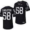 Iowa State Cyclones JR Singleton Jersey #58 Alternate College Football Black