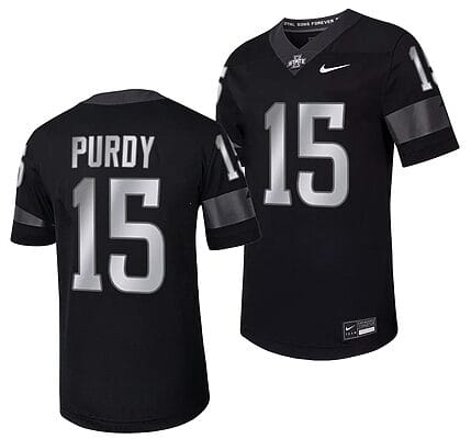 Iowa State Cyclones Brock Purdy Jersey #15 Alternate College Football Black
