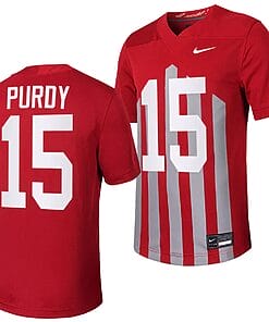 Iowa State Cyclones Brock Purdy Jersey #15 Throwback College Football Game Cardinal