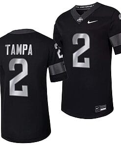 Iowa State Cyclones TJ Tampa Jersey #2 Alternate College Football Black